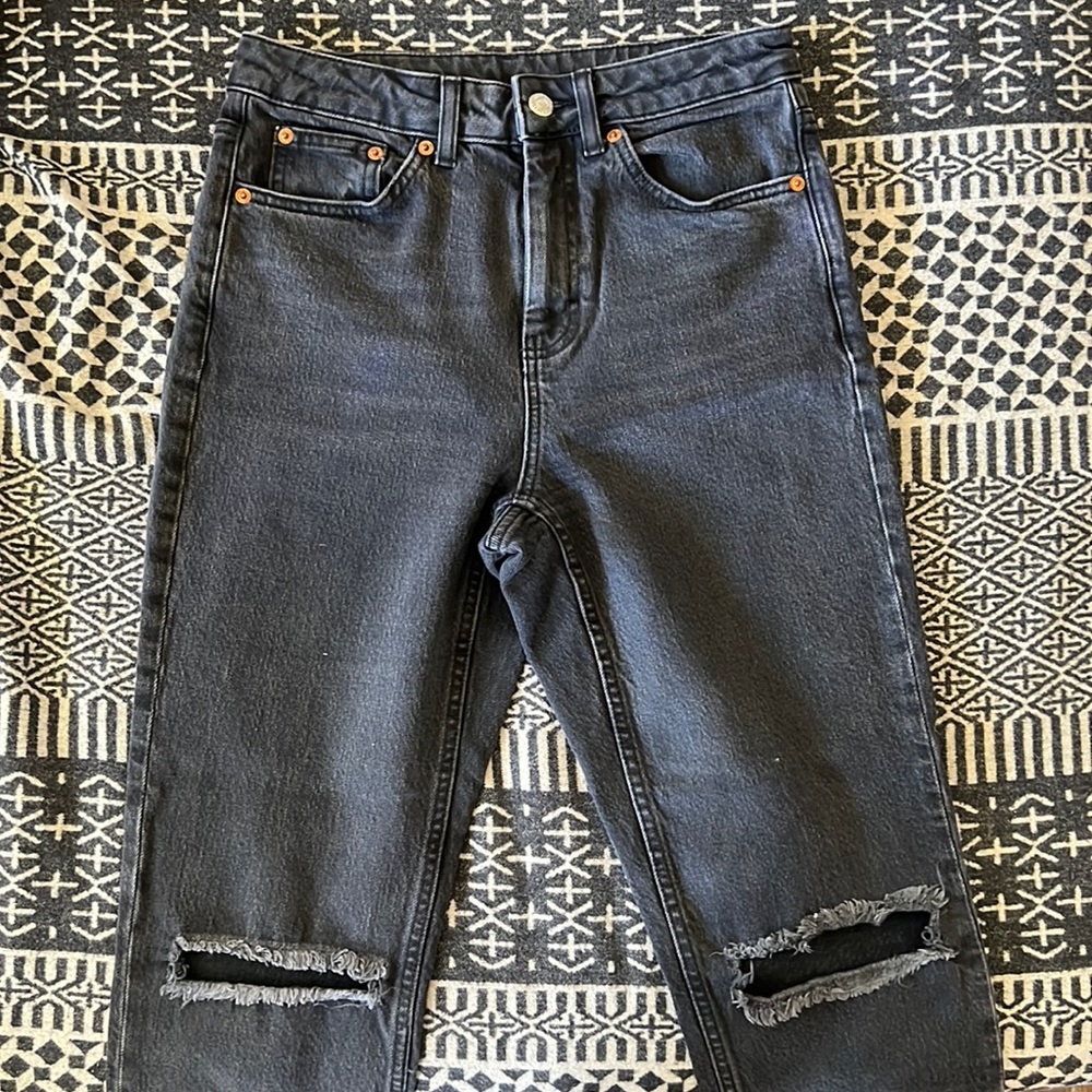 Top shop ripped knee denim